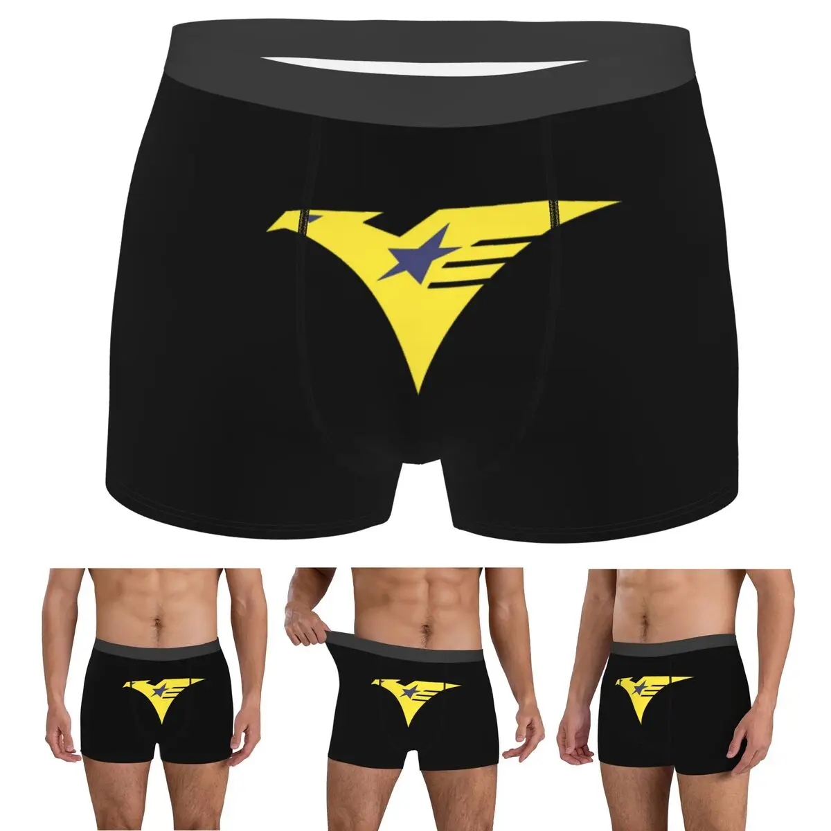 

Boxer Underpants Shorts Titans (Mobile Suit Zeta Gundam) Panties Men Breathable Underwear for Homme Man Boyfriend Gifts