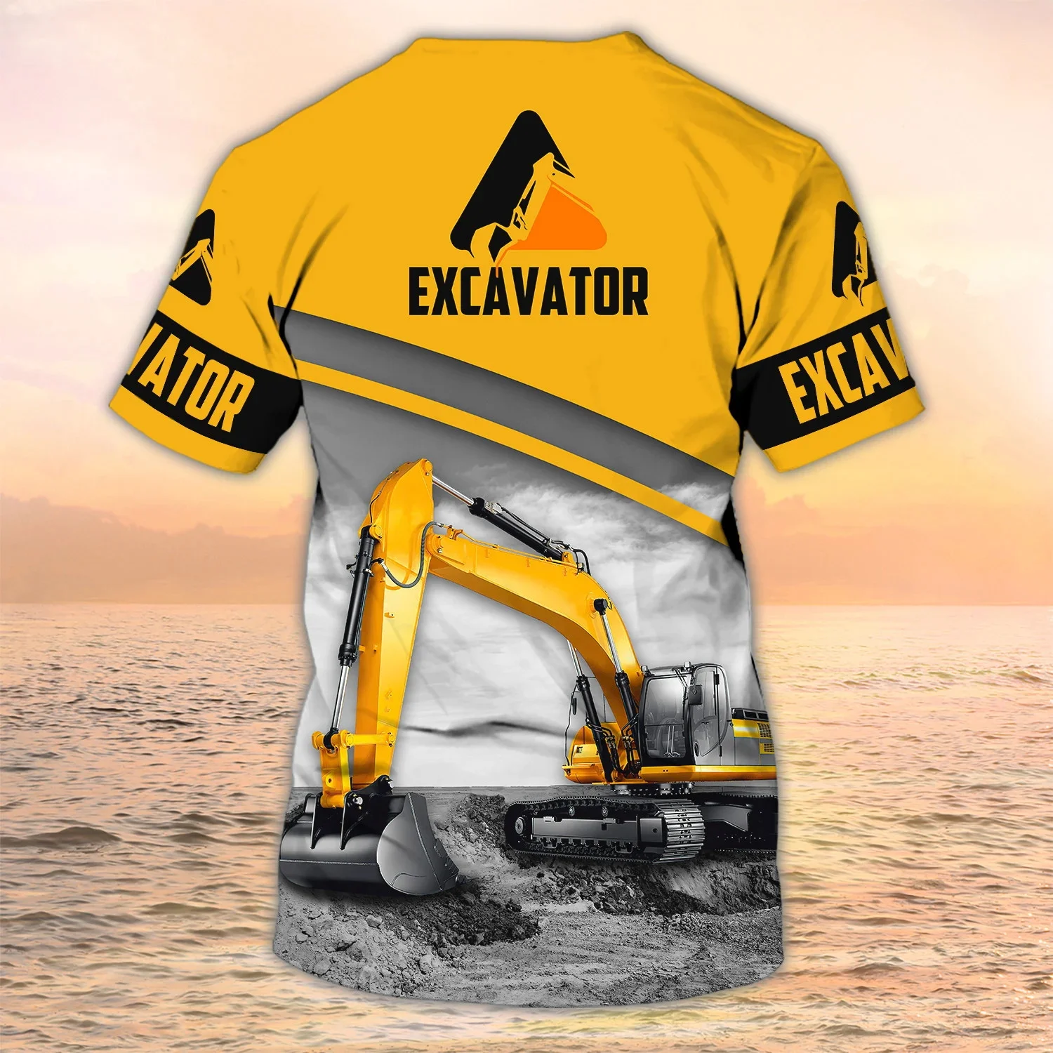 Neueste Sommer Mode männer T-s – Heavy Equipment Names Bewertung und Preis