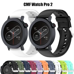 Silicone Strap for CMF Pro 2 Watch Band for CMF by Nothing Watch Pro 2 Bracelet Correa for CMF Watch Pro 2 Straps CMF Pro2 Belt