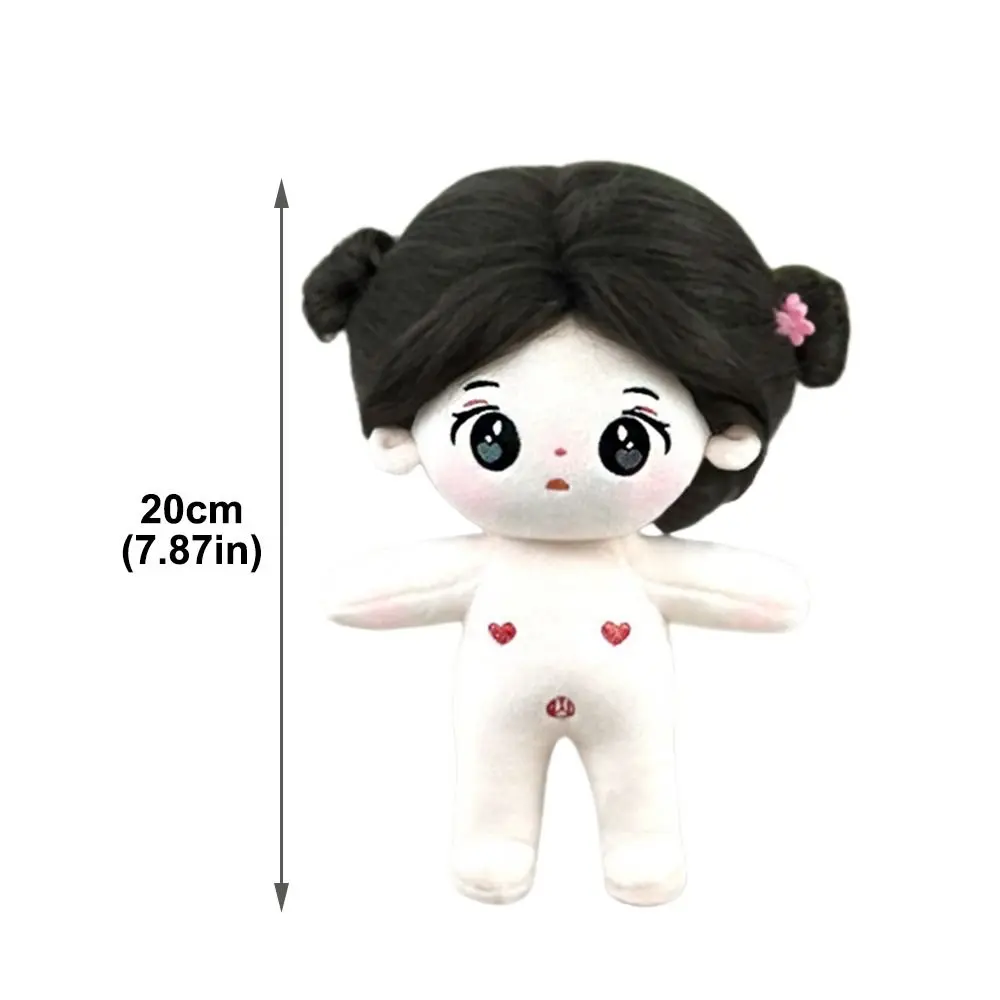 Fashion Soft Stuffed 20cm Cotton Doll Cartoon Can Be Placed in A Shape Cute Plush Toy Anime Nude Doll