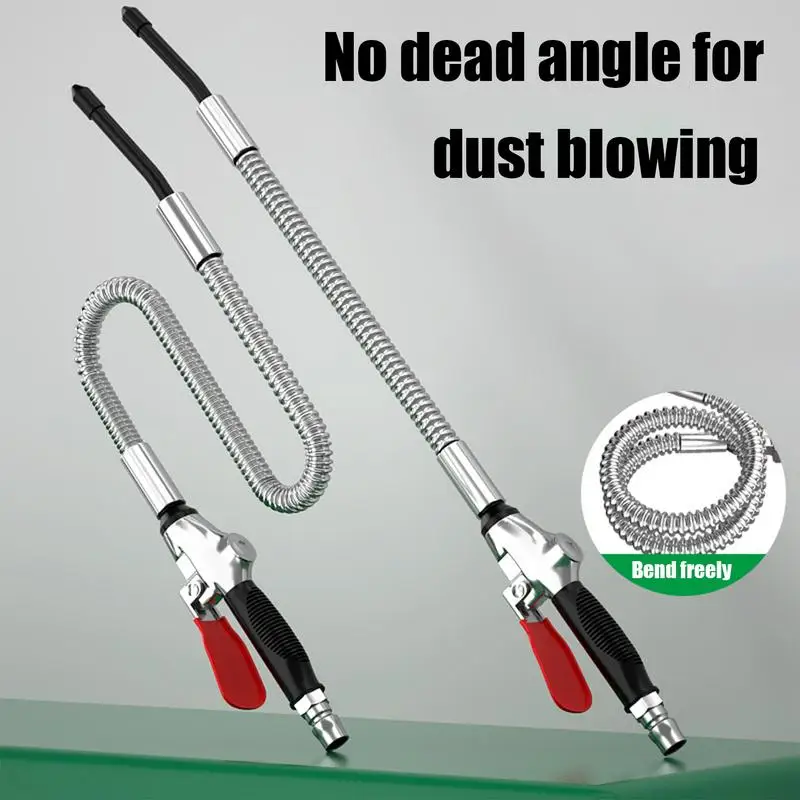 Air Blower Car Duster Automotive High Pressure Alloy Air Blowing Tool For Dust Washing Multi-Functional Dusting Equipment