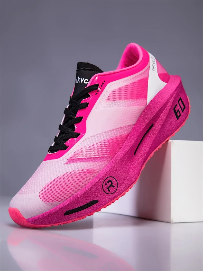 Marathon-Laufschuhe für Herren, Athletische Spezialität mit Carbonplatte, Trend-Sneakers, Leichte Atmungsaktive Sportschuhe für Damen – Detail 21