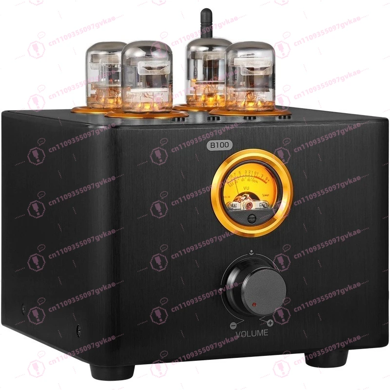 Retro Bluetooth 5.0 Bile Vacuum Tube Power Amplifier USB DAC Fiber Coaxial All-in-One Machine