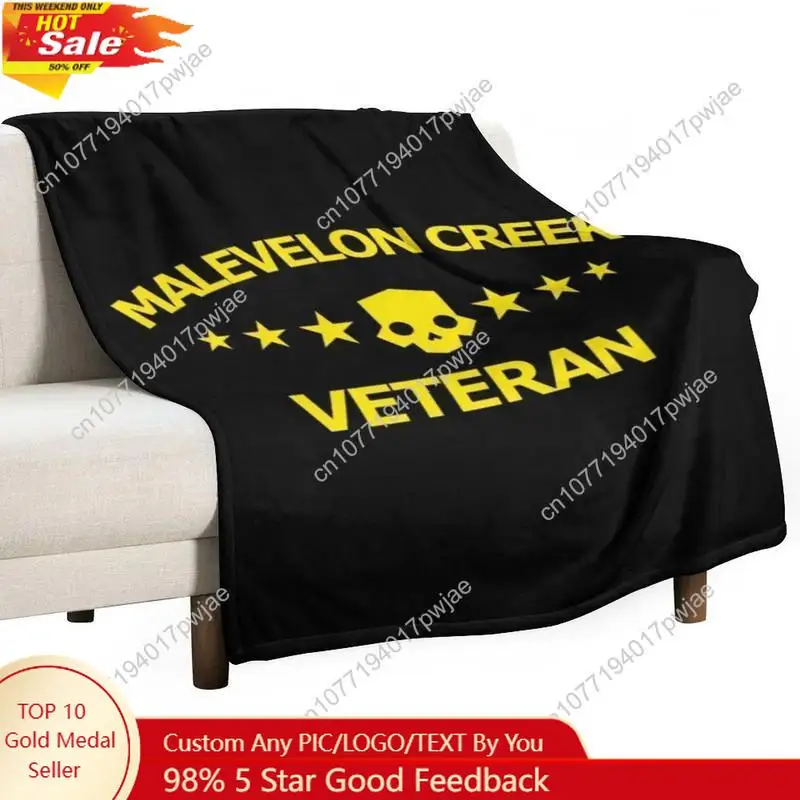 

Helldivers 2 Malevelon Creek Veteran Throw Blanket Summer bed plaid Moving Decorative Beds Blankets