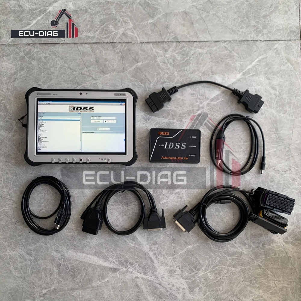 

For Isuzu IDSS E-IDSS G-IDSS MT10248 Diesel Engine Programming Data Cylinder Scanner Excavator Diagnostic Tool with Tablet