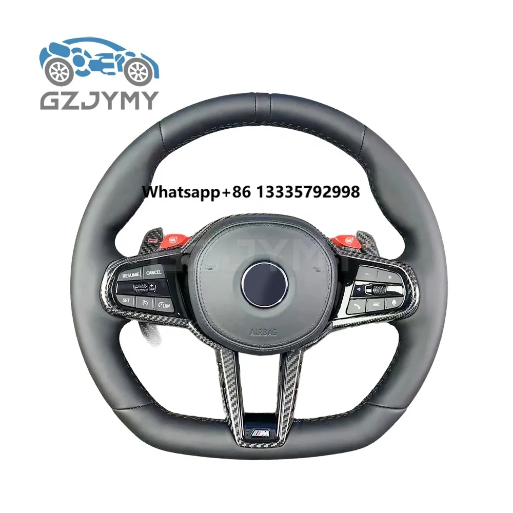 

Custom Carbon Fiber Leather Steering Wheel for Car Modified Upgraded OEM/ODM Available Fits All Series