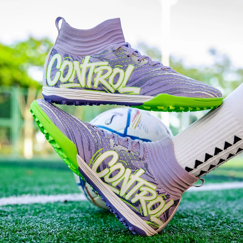 

Men New TF Football Boots Sneakers Professional Original Resistant Casual Male Soccer Shoes Ultralight Football Shoes Match