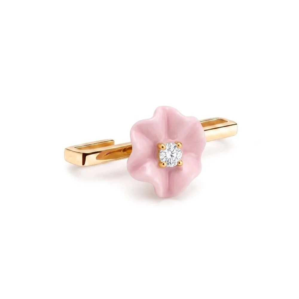 Cartoon Flower Watch Strap Pendant Slide Bar Macaron Watch Band Ornament Rhinestone Center for Whoop 5.0/5.0 MG/4.0