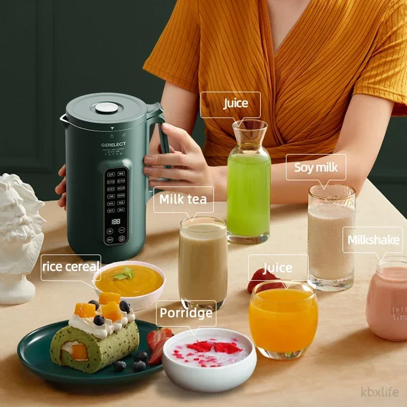 800ml Soybean Milk Machine Electric Juicer Multifunctional Wall Breaking Machine Automatic Heating Cooking Soy Milk Maker 220V