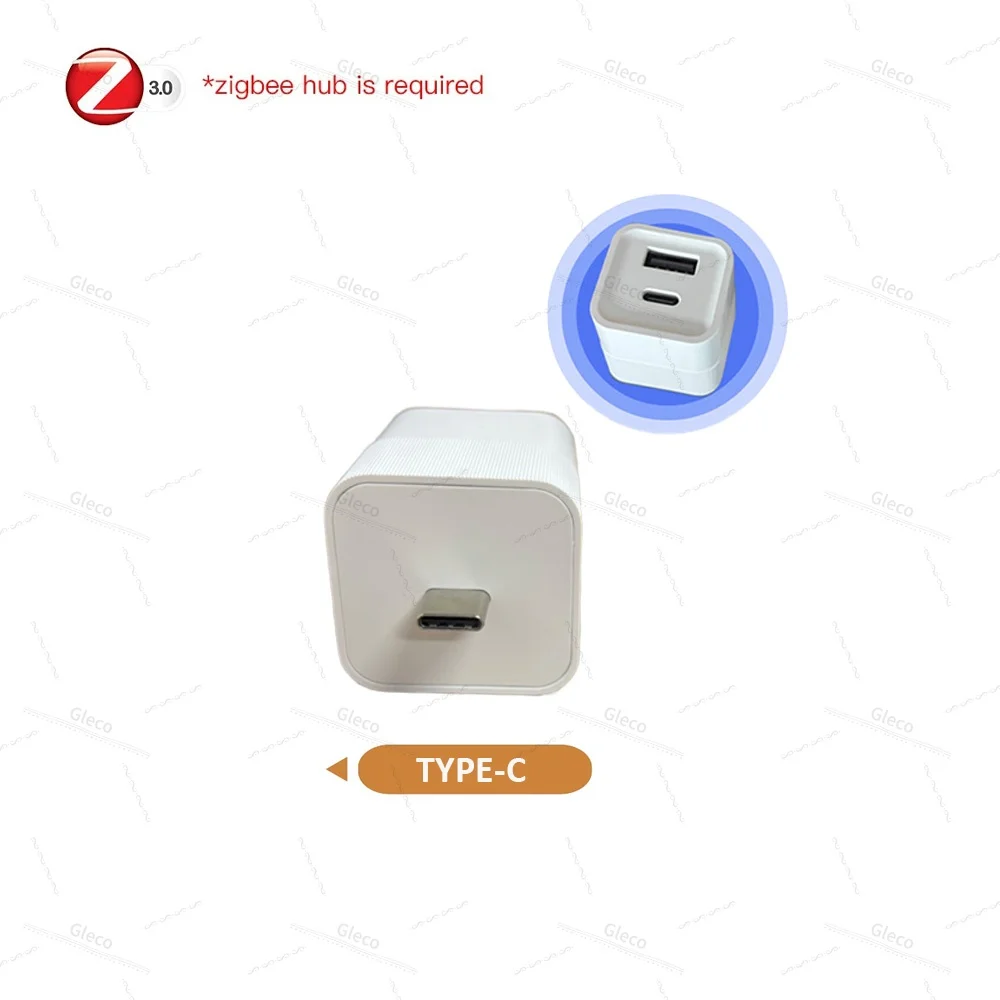 Zigbee Micro USB Adapter Schakelaar 5V Mini TYPE-C USB Power Adapter Signaal Repeater Plug Domotica Voor Smart leven TUYA Z2M - afbeelding 1