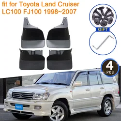 for Toyota Land Cruiser LC100 FJ100 1998 1999 2000 2001 2002 2003 2004 2005 2006 2007 Mud Upgrade Mudguards Front Fender Mudflap