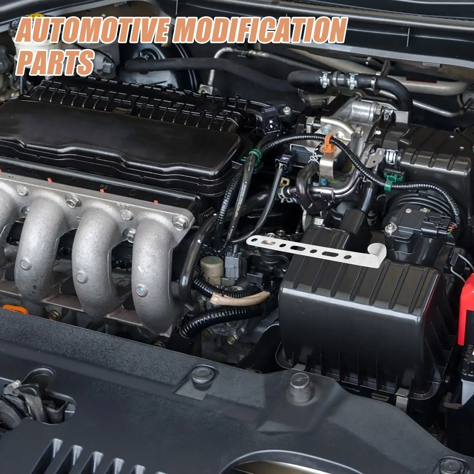 

Induction Pipe Mount Aluminum Alloy Stable Shock-Proof Bracket Rotatable Design Secure Clamp for Car Air Intake Support