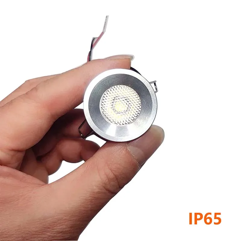 Imagem -04 - Impermeável Mini Led Spot Light Alta Temperatura Sauna Lâmpada Embutida no Teto Vitrine de Cozinha Escada Foco Interior 1w Ip65 12v