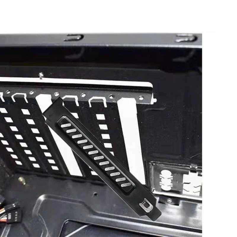 W91A 5 PCI 슬롯 커버 세트 브래킷 먼지 필터를 쉽게 설치하고 제거 할 수 있습니다.