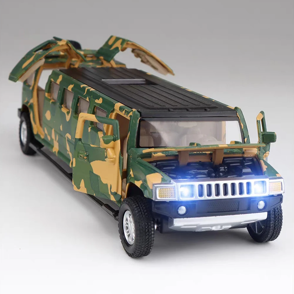 1:32 metal hanma carros modelos brinquedos veículos militares pneus de borracha com música leve modelo de carro de polícia em miniatura decoração para casa