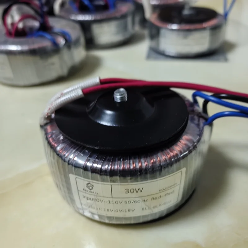 Custom Toroidal transformer 30W input 110V output 18V-0-18V power transformer for audio Amplifier sound system