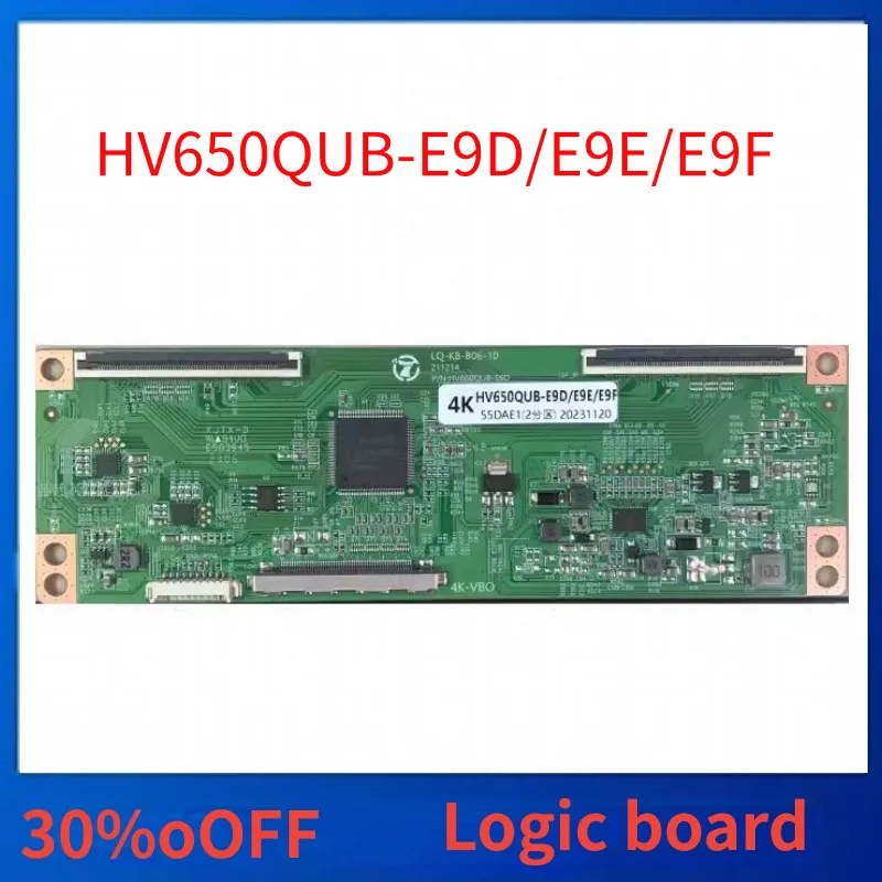 

Original HV650QUB-E9D/E9E/E9F 4K Logic Tcon TV Board in Stock Perfect working Fully tested