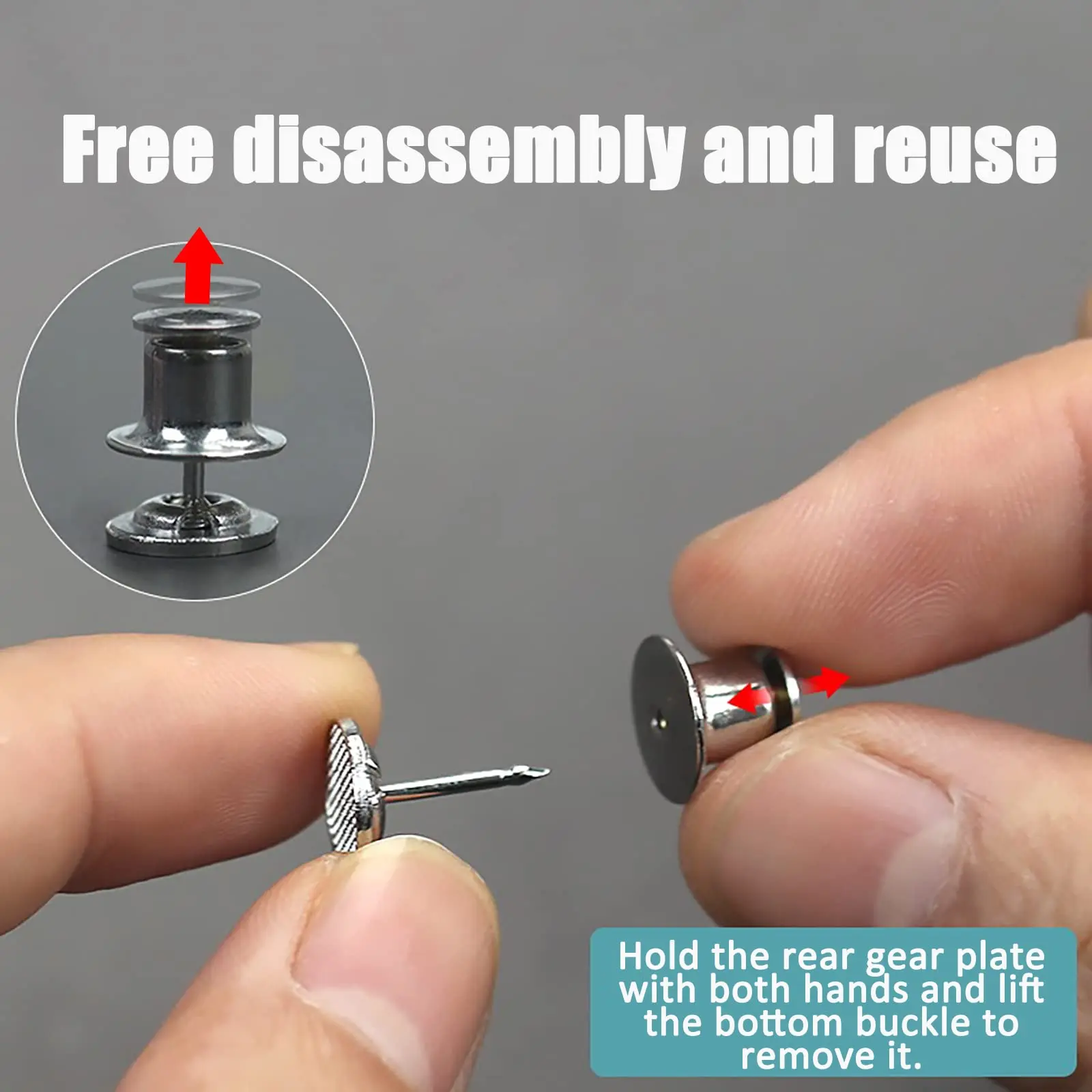 Spille per bottoni Jean, bottone Jean regolabile, spilla per bottoni Jean staccabile, nessuna cucitura richiesta, bottone Jean istantaneo dalla vestibilità perfetta