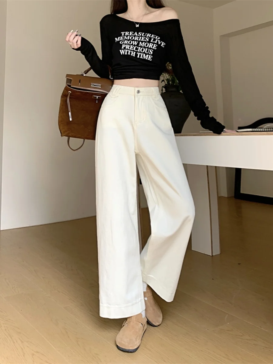 

Cargo Jeans For Women Holiday Vacation Beach Lightweight Breathable Cool Fresh Air Spring Wear Hot White Pink Purple Green