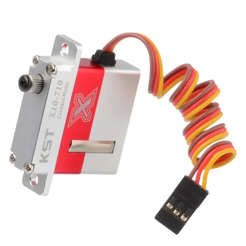 KST X10-710 7.5kg 0.10sec HV Glider Slim Coreless Microl Servo for Robot UAV Hobby Education