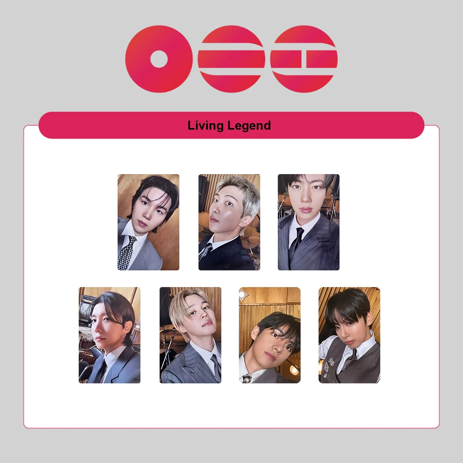 Universal KPOP Fan Lomo Cards Album Print Collection Cards Classic KPOP Merchandise Gift Cards Set image 5