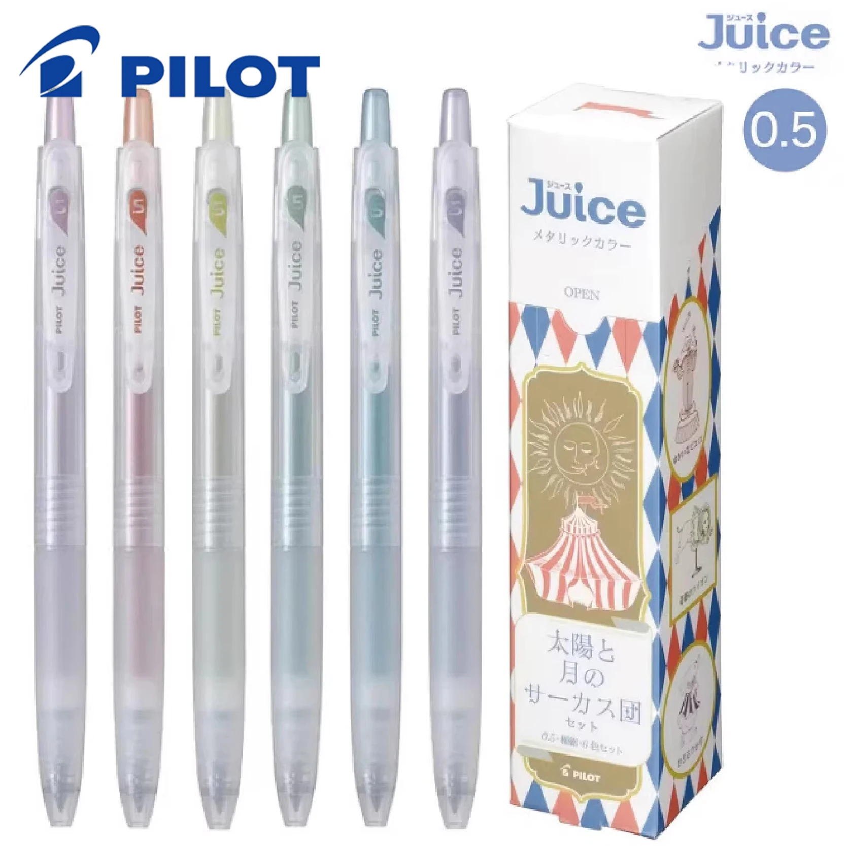 

New PILOT Juice Pen Set Gel Pen 10th Limited Fairy Tale Series 0.5mm Hand Book Notes Cute School Supplies Art Stationery