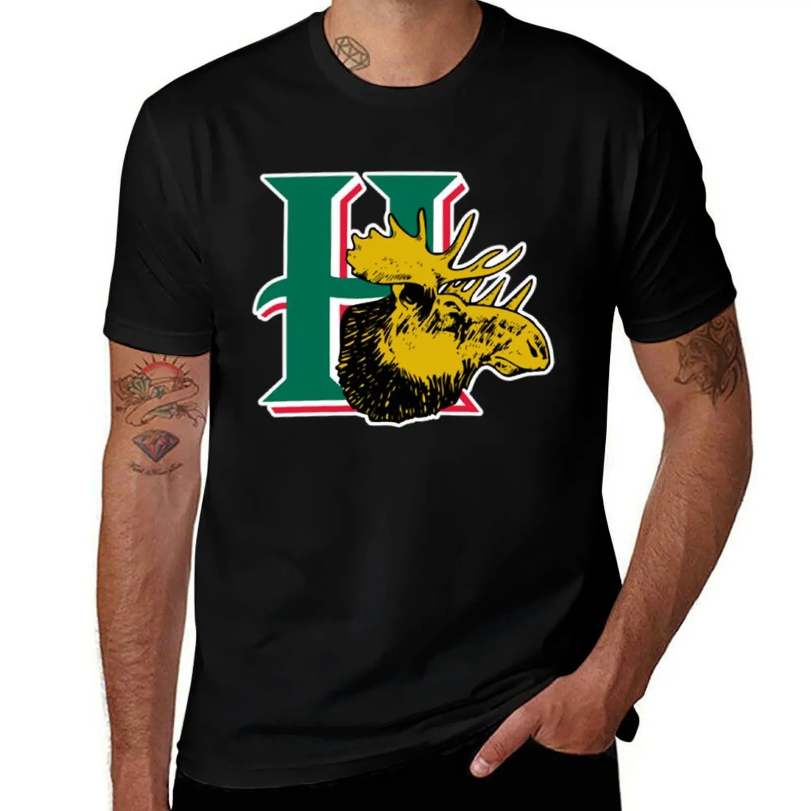 

Best Attractive Halifax Mooseheads T-Shirt t shirts for man graphic vintage t shirts for man slim fit man t shirt cotton T-shirt