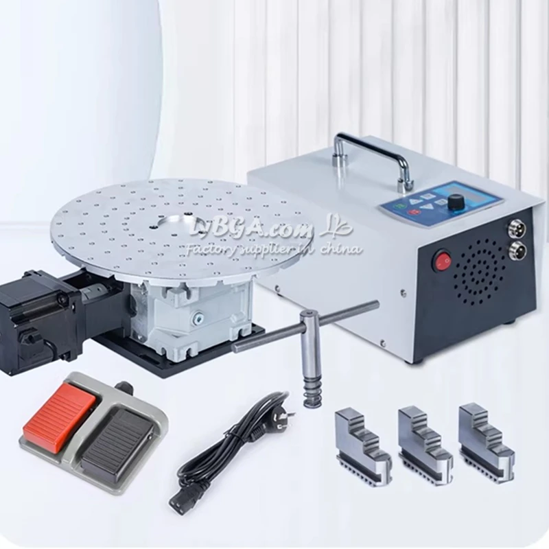 

Поворотный осевой позиционер-фиксатор для сварки аргоном, автоматический контроль скорости, ручной лазерный аппарат для сварки кольцевых швов, рабочий стол