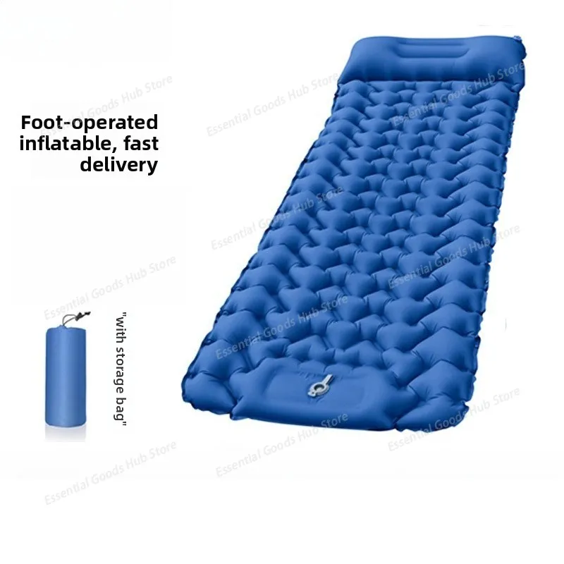 

Надувной матрас для кемпинга с подушками, складной туристический коврик, ультралегкий матрас для походов и треккинга