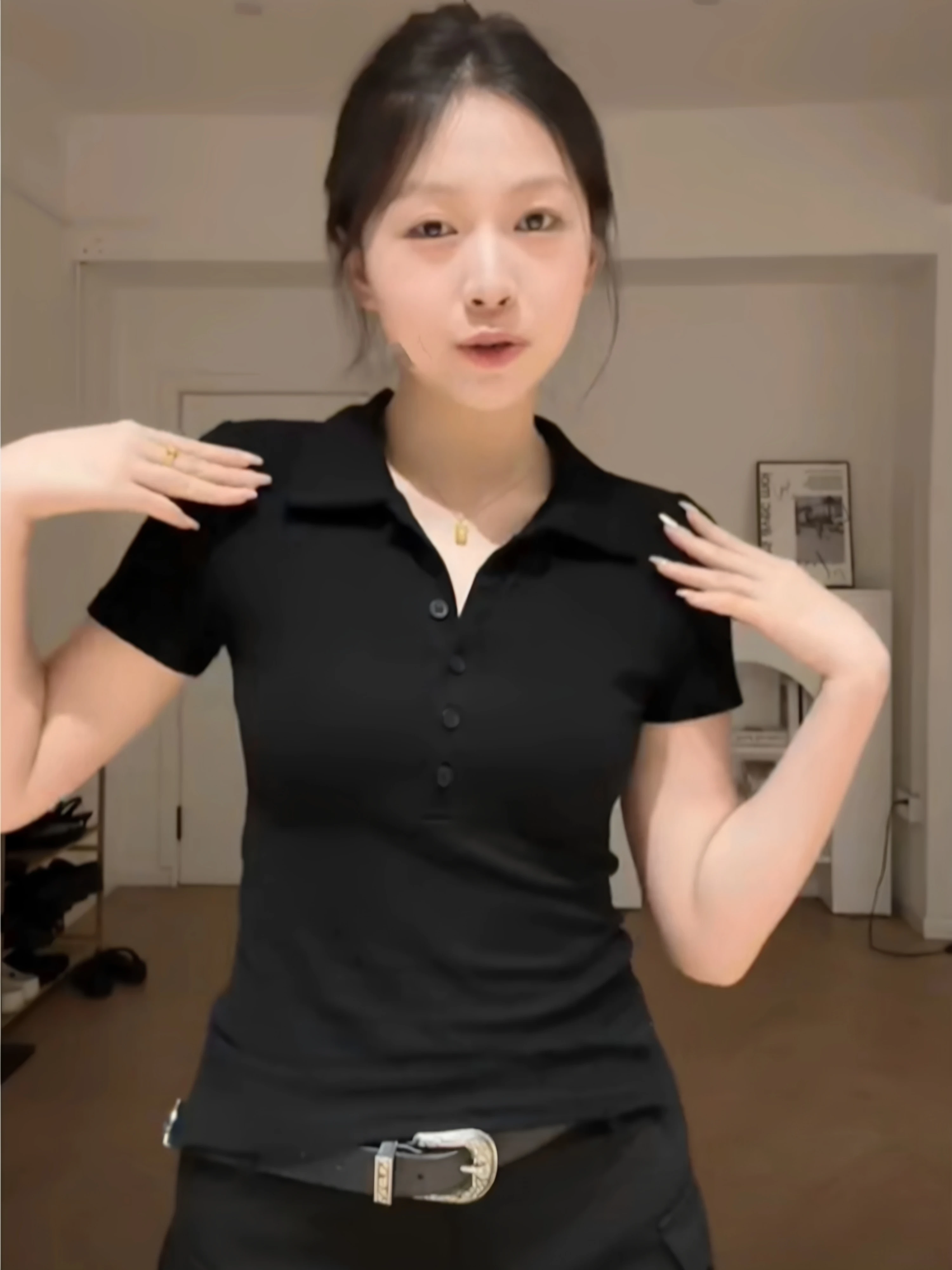 Slim Fit  Neck Short Sleeve T-Shirt 95 Cotton plus Size Summer Top for Women Comfortable Breathable Casual Wear
