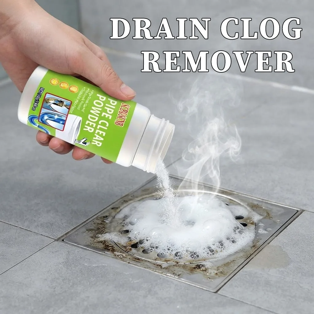 Pipeline unclogger, sewer cleaning powder, kitchen and bathroom floor drain blockage, hair and oil pollution decomposition