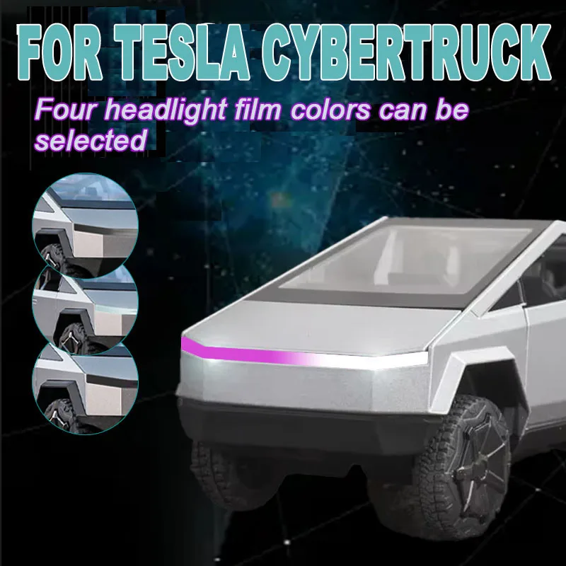 For Tesla Cybertruck 2024-Up PPF TPU Smart Photochromic Headlight Protection Film Self-healing Anti-scratch Film