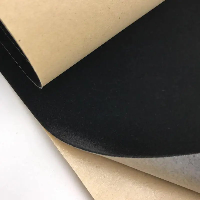 5pcs 20x30cm thick 1.2mm thickSelf-adhesive Velvet Flock Liner Jewelry Contact Paper Craft Fabric Sticker MultiColor