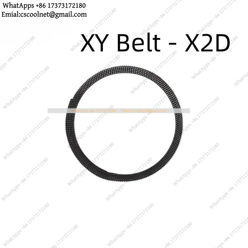 XY timing synchronous belt rubber axis motion drive for Bambu Lab H2S H2D H2C X2D 3D printer replacement upgrade repair part