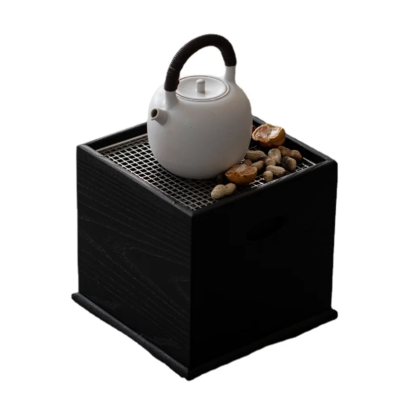 YY Stainless Steel Stove for Boiling Tea Charcoal Stove Stove Square Tea Stove Outdoor Grill