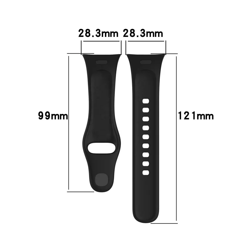 Pulseira de silicone para relógio inteligente, macio, respirável, substituição, para redmi/xiaomi mi relógio lite 3