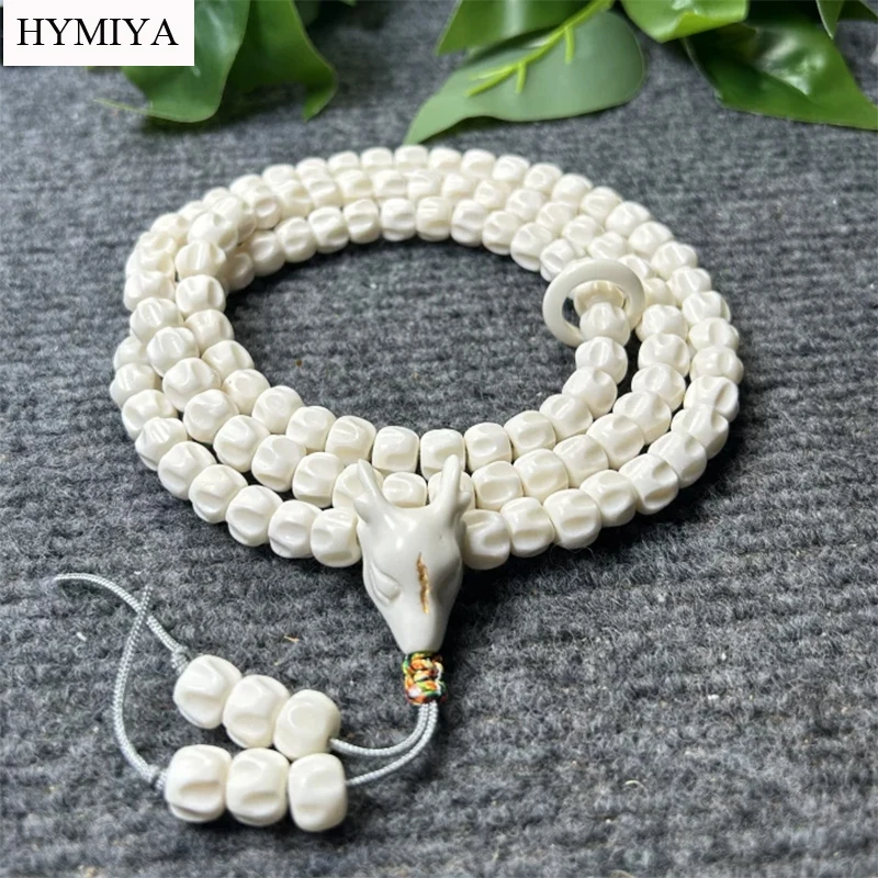 Tibetan Mala Buckhorn 108 Beads Buddhist Buddhist Prayer Rosary Beads