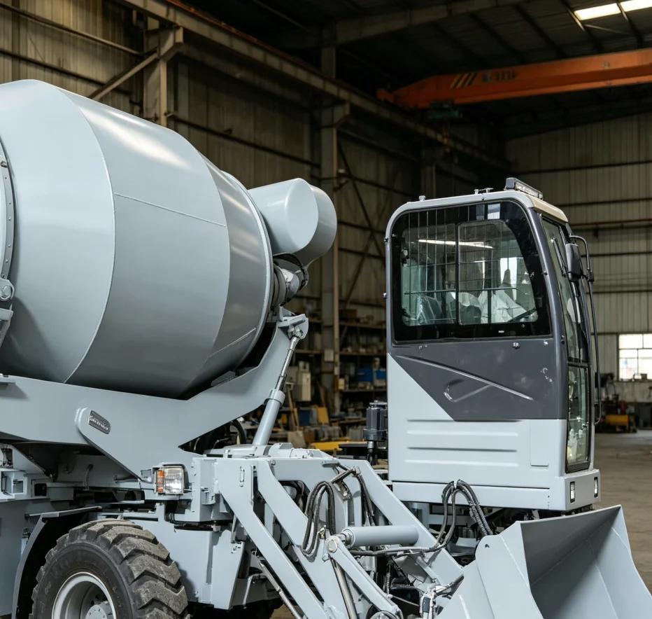 4x4 Off-road Heavy Duty Self Loading Mixer Truck 2.6m3 Diesel Self-Loading Mixer Truck - Save Labor & Working Time