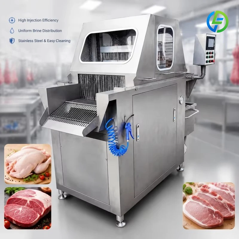 FL Customized Automatic Brine Saline Injection Machine Easy Clean Structure for Meat Pickling Manufacturing