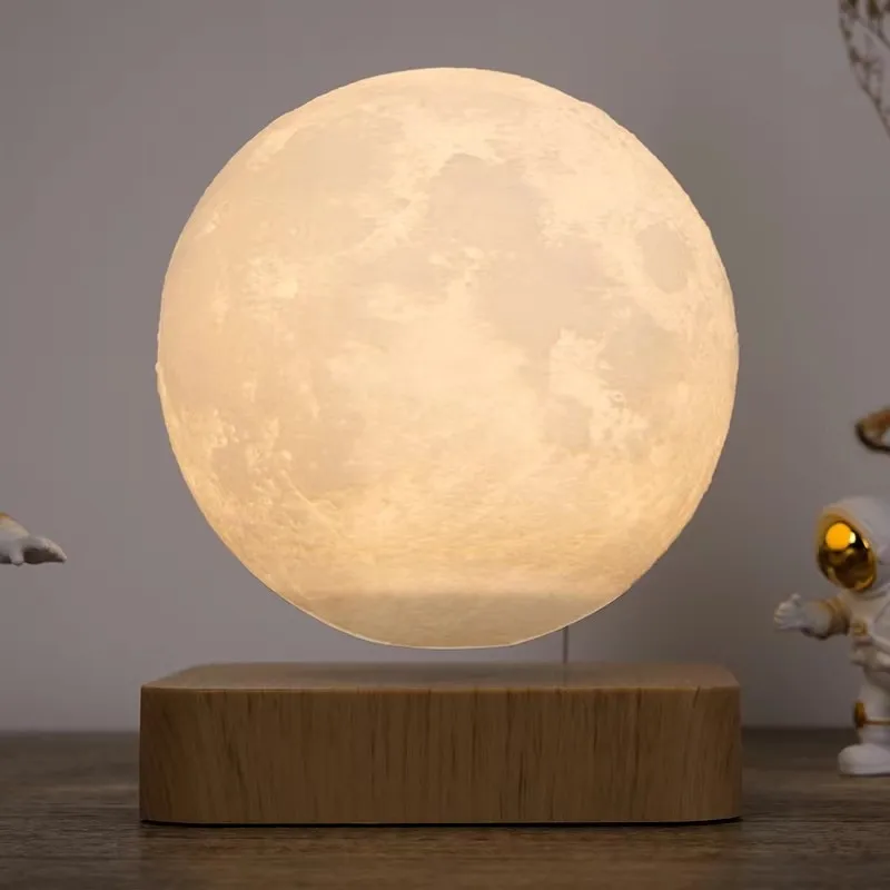 STL 3D Photo Print Lunar Lamp 3d Printing Integrated Lunar Levitation Star Sky Lamp Magnetic Levitation Moon Lamp Customized