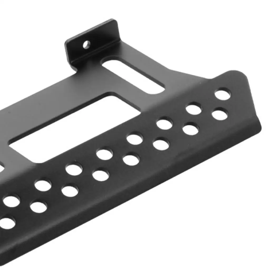 Placas de Pedal laterales de Metal para Axial SCX10 D90 1/10 RC Crawler, accesorios de carcasa de carrocería, color negro, 2 piezas