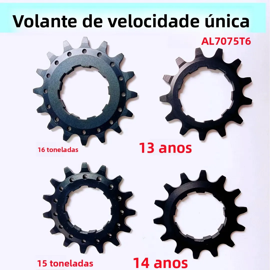 Kit de Conversão de Cassete para Bicicleta de Montanha 13T/14T/15T/16T AL7075, Roda Livre, Pinhão de Velocidade Única