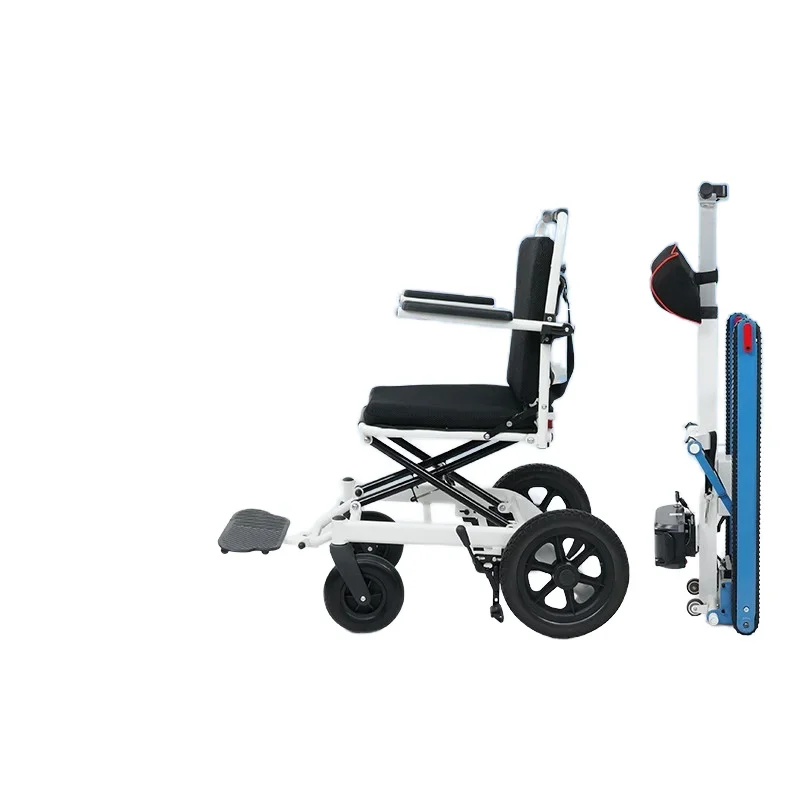 

Fully Automatic Electric Stair-Climbing Crawler Intelligent Wheelchair Artifact for Disabled Rehabilitation Therapy Supplies