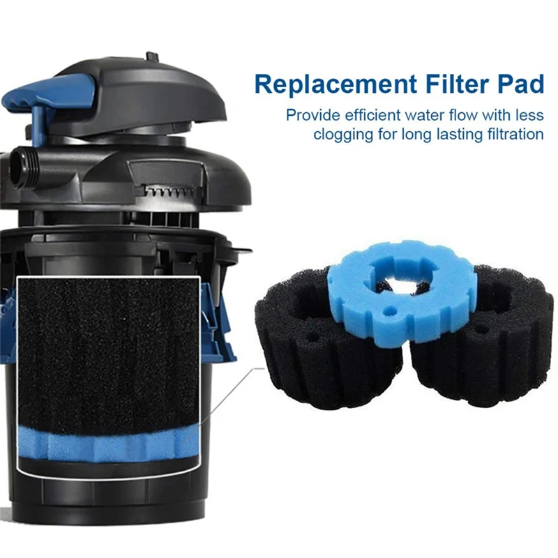 إسفنجة شفط بديلة لإسفنجة الفلتر العلوي - ملحقات الفلتر الفعالة أدوات شفط مياه الصرف الصحي