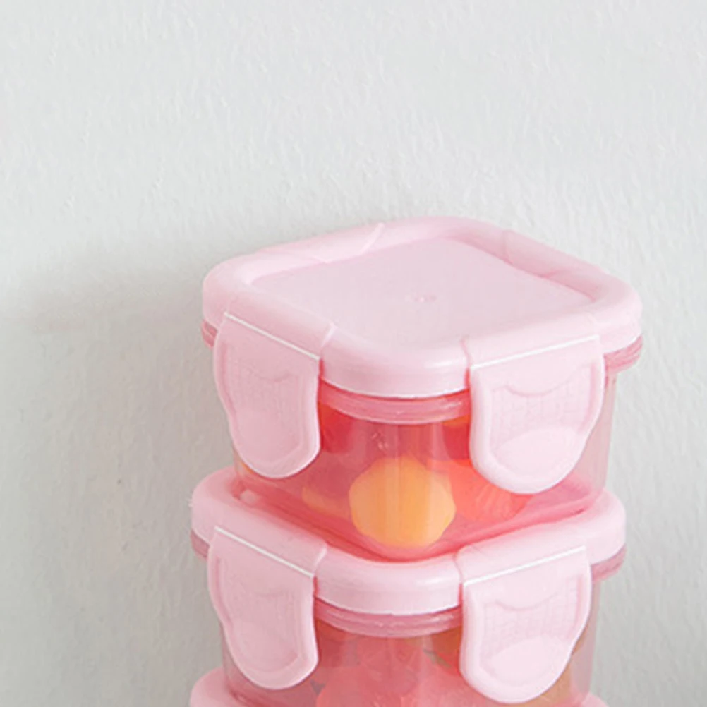 

8 pcs Portable Freezer Storage Containers With Lids Lightweight Meal Prep Boxes For Snack Fruit Salad Soup Bento Fresh Keeping