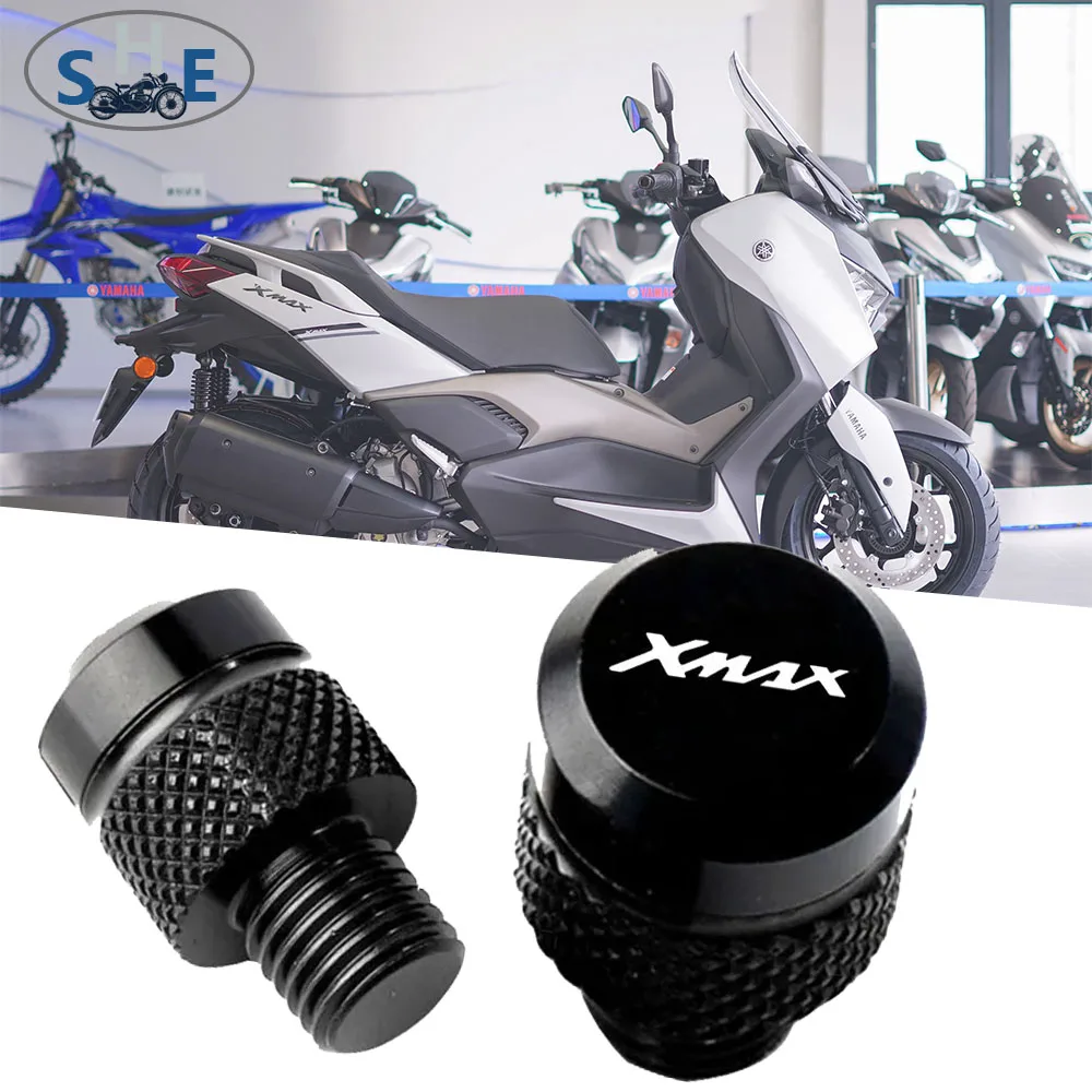 New For YAMAHA NMAX N-MAX 155 NMAX125 XMAX 300 400 125 150 XMAX300 Motorcycle aluminum mirror hole plug screw bolt