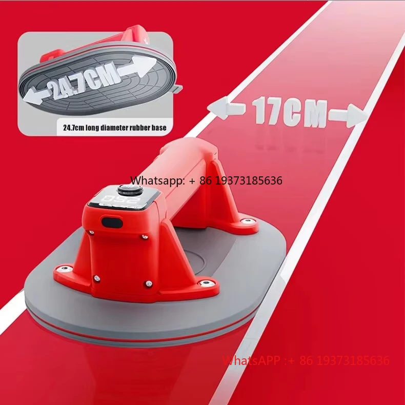 

247x167mm Oval Electric Suction Cup Is Used for Long Thin Strip Tiles, Marble, Glass, Metal Stone Handling and Lifting