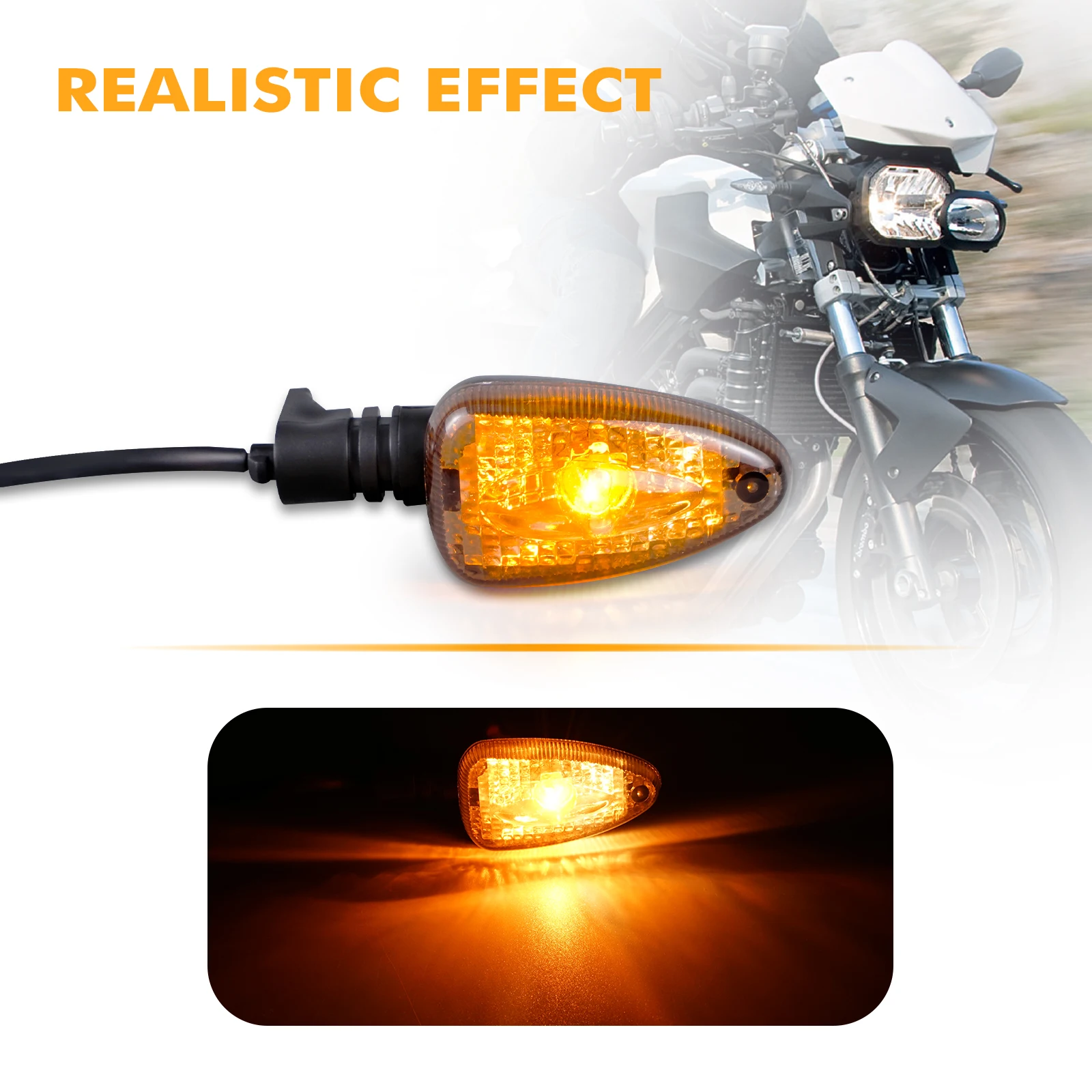 Motorcycle Turn Indicators Turn Signal Light for BMW F650GS F800GS F800R F800S HP2 K1200R R1200GS Turn Signals Blinkers Lights