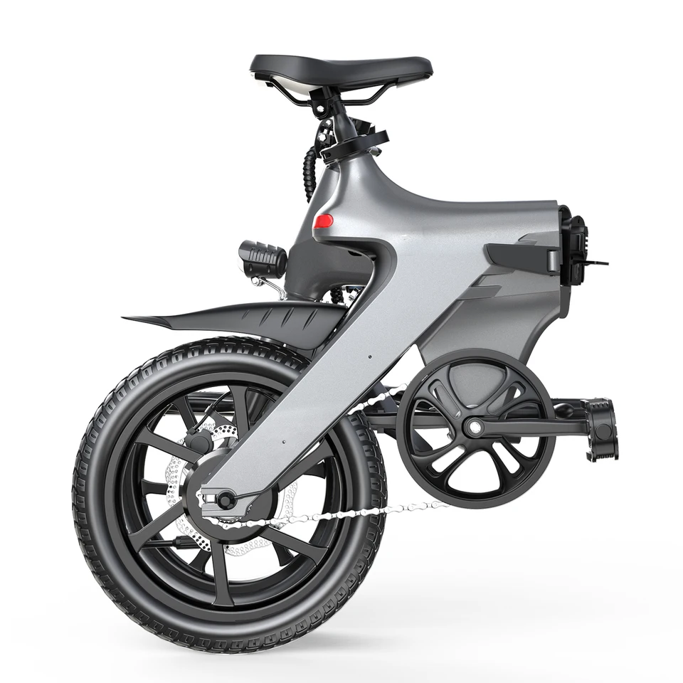 Cybervelo 500W Peak Motor Foldable E-Bike Adult City Travel Electric Bike 20MPH Ultra Light Long Range Commuter EK13 image 9