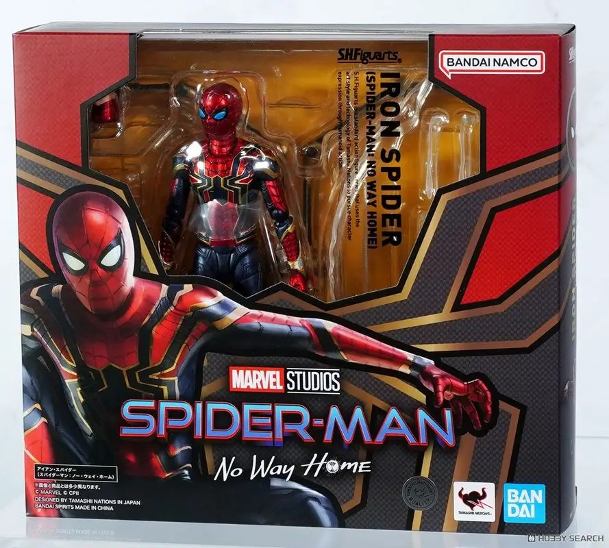 

В наличии: Коллекционная фигурка Bandai SHF Iron Spider (Спайдер-Мен: Нет пути домой) Том Холланд Питер Паркер, переработанная, с подвижными суставами